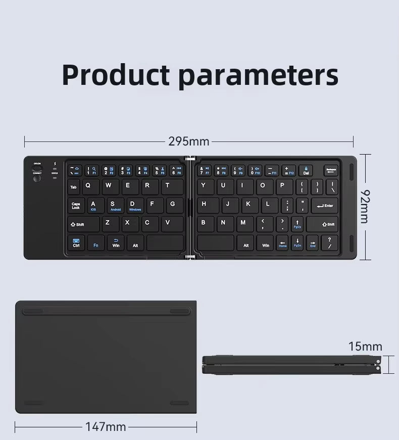 Clavier pliable